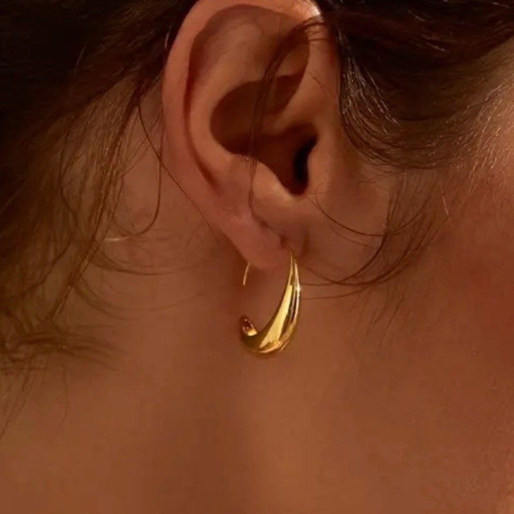 Gold Hoop Earrings
